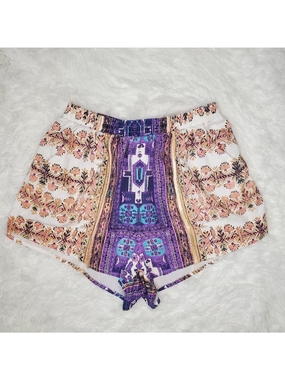 Minkpink The Fallen Bohemian Shorts XS